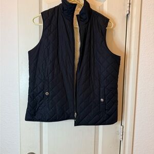 Ralph Lauren Navy Quilted Vest for Women